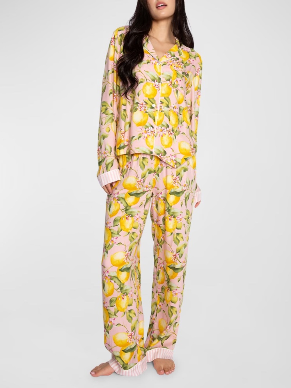 PJ Salvage In Full Bloom Long Sleeve Pant Set Size XL Brand New